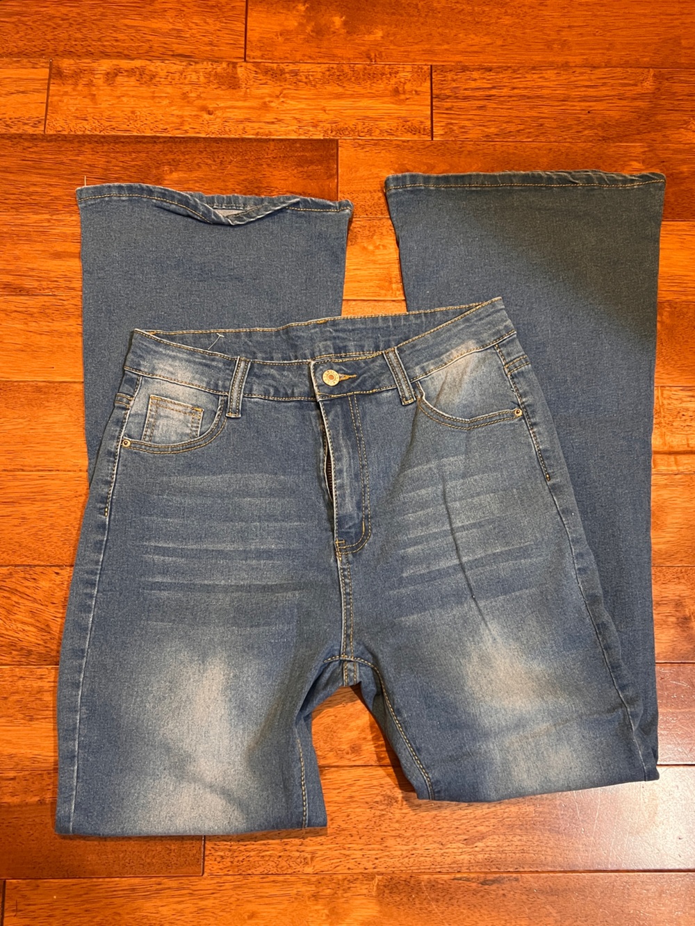 Classic Blue Flare & Wide Leg Jeans - Versatile Everyday Style